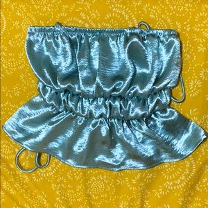 Forever 21 Satin shirred camisole